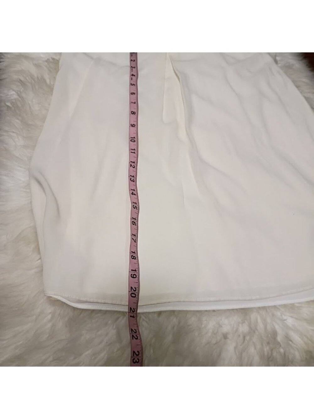 Alice + Olivia White Strappy V-Neck Camisole Top XS Polyester Blend - Picture 6 of 13